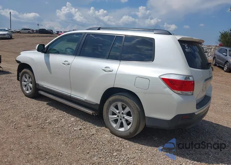 2012 Toyota Highlander Se z USA, uszkodzony, nr VIN 5TDZA3EH6CS027211